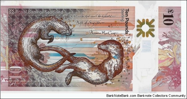 Banknote from Scotland year 2016