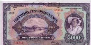5000 Korun Banknote