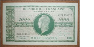 1000 Francs Banknote