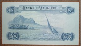 Banknote from Mauritius