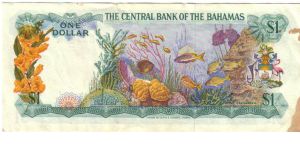 Banknote from Bahamas