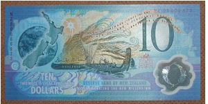 10 Dollars, commemorative polymer. Banknote