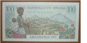 Banknote from Rwanda