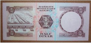 1/2 Dinar. Banknote