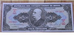 Bolivia 5 Bolivianos Series 1962-1963 Banknote