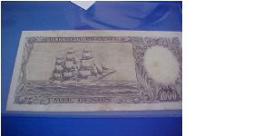 Banknote from Argentina