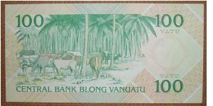 Banknote from Vanuatu