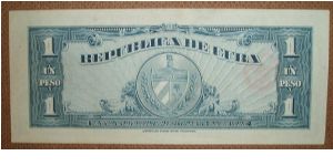 Banknote from Cuba