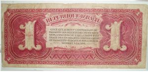 Banknote from Haiti