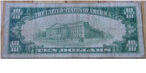 Banknote from USA