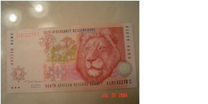 South Africa P-125 50 Rand 1999 Banknote