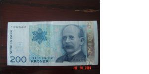 Norway P-50 200 Kroner 2002 Banknote