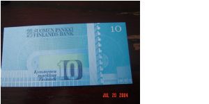 Banknote from Finland