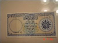 Iraq P-53 1 Dinar 1959 Banknote