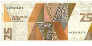 Banknote from Aruba