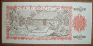 Banknote from Tonga