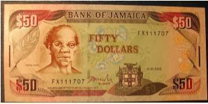 Jamaica 50 Dollars 2002


The ugliest man on money. Banknote