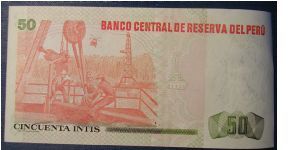 Banknote from Peru