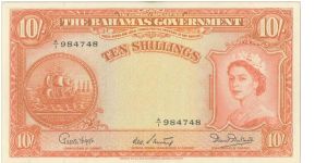 10 Shillings, CU Banknote