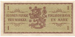 Banknote from Finland