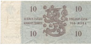 Banknote from Finland