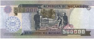 Banknote from Mozambique