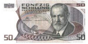 P-149, 50 Schilling, 1986 Banknote