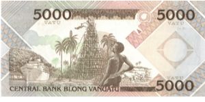 Banknote from Vanuatu