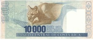 Banknote from Costa Rica