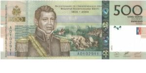 P-NEW, 500 Gourdes, 2004 Banknote