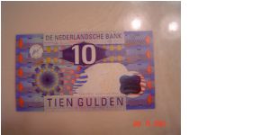 Netherlands P-99 10 Gulden 1997 Banknote