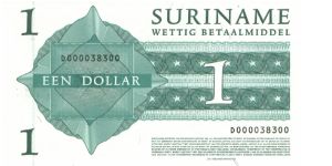 Banknote from Suriname