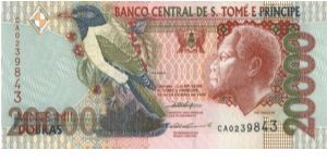 P-67a, 20.000 Dobras, 1996 Banknote