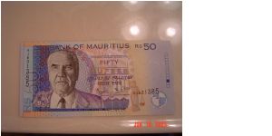 Mauritius P-50 50 Rupees 1999 Banknote