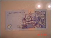 Banknote from Mauritius