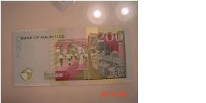 Banknote from Mauritius