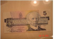 Canda P-95 5 Dollars 1986 Banknote