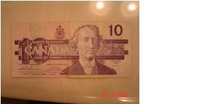 Canada P-97 10 Dollars 1989 Banknote