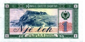 Banknote from Albania