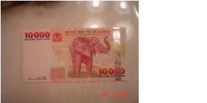 Tanzania P-39 10000 Shilingi 2003 Banknote
