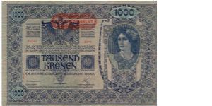 1000 Kronen.

73682/2673 Banknote
