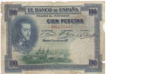 100 Pesetas Banknote