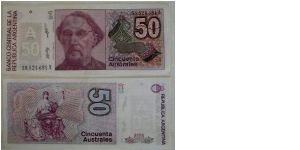 Banknote from Argentina