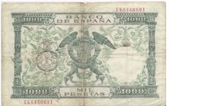 Banknote from Spain