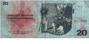 Banknote from Czech Republic