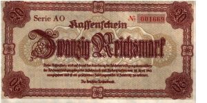 Banknote from Germany