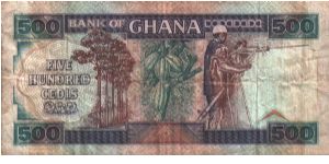 Banknote from Ghana