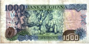 Banknote from Ghana
