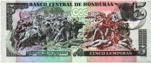 Banknote from Honduras