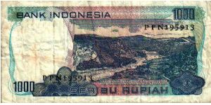 Banknote from Indonesia